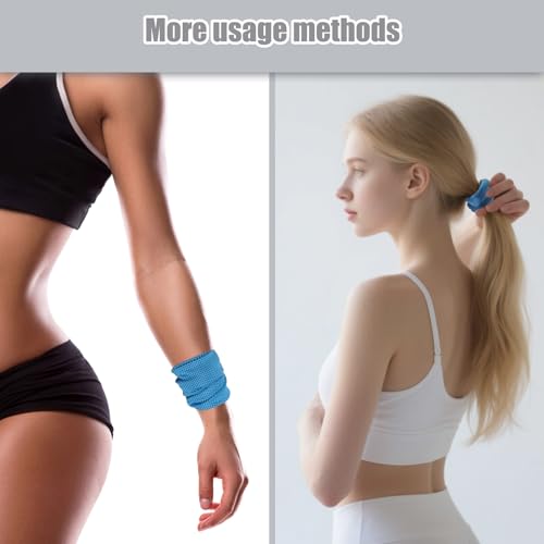 Cooling Headbands for Men & Women - 4 Pack Sweatband Set