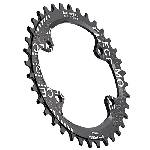 96BCD Narrow Wide Tooth Bike Chainring - Aluminum 7075, Black, 32T