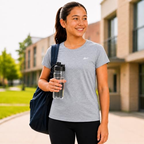 Girls Performance Short Sleeve Athletic T-Shirt - Light Grey / 8