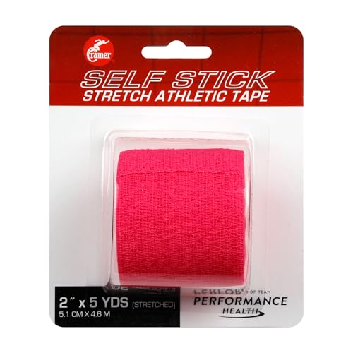 Cohesive Athletic Bandage Wrap - Pink Self-Stick Tape 2" x 5 yd