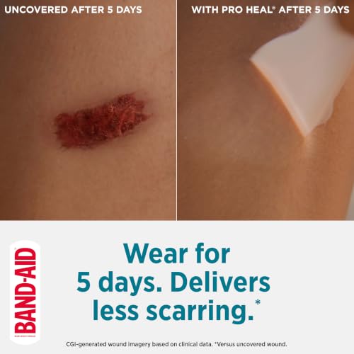 BAND-AID Pro Heal 5 Day Protect Hydrocolloid Bandages, Assorted - 14 Ct