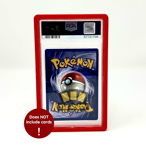 PSA Graded Card Bumper Guard - Red Shield Protector