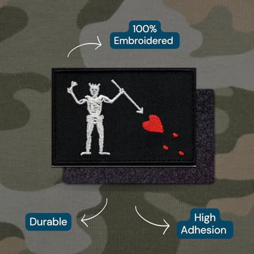 Blackbeard Tactical Patch Set (2-Pack) - Edward Teach Sigil