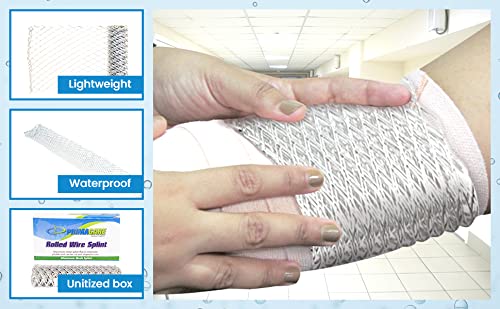 Emergency Rolled Mesh Wire Splint - 26" x 4" First Aid Fracture Support