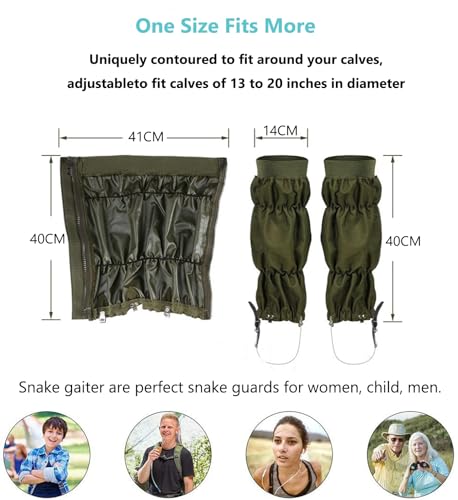 Snake Gaiters - Waterproof Snake Bite Protection Leg Guards