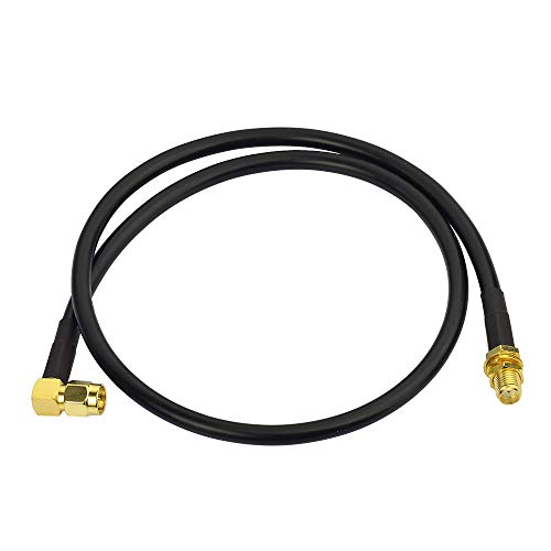 SMA Male Right Angle to SMA Female Coaxial Cable - 60cm / 2 Feet
