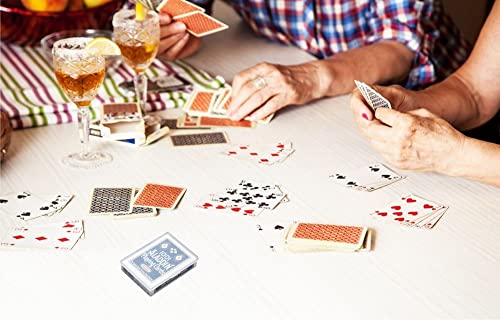 4PCS Clear Plastic Playing Card Holder Organizers - Transparent Case