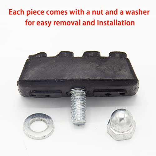 Rubber V-Brake Pads for Mountain and Road Bikes - 2 Pairs