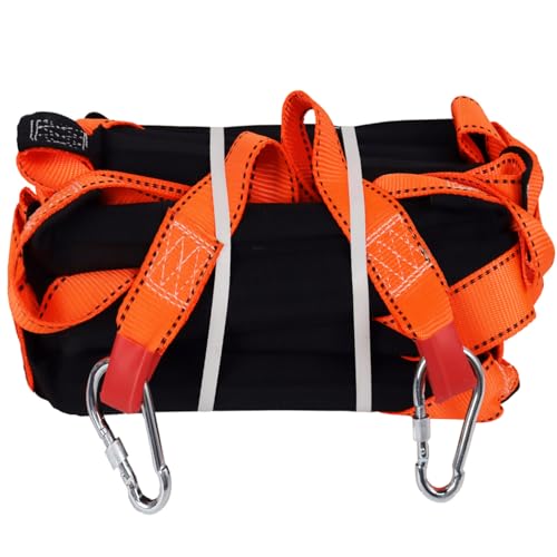 Fire Escape Ladder, 16.5 Feet Portable Safety Rope Ladder with 2 Hooks for 2-3 Story Homes, Multi-use for Kids and Adults