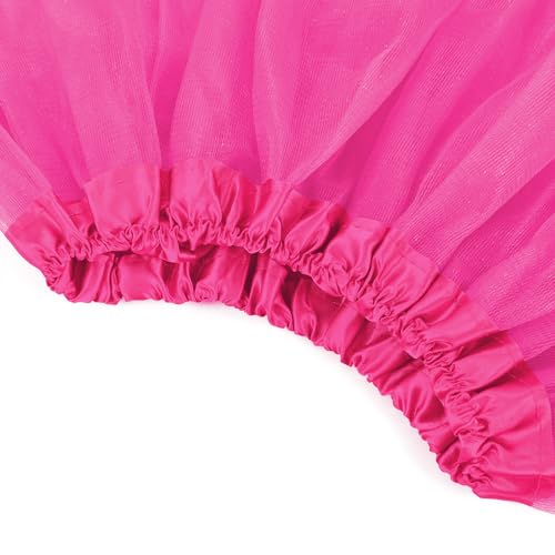 Hot Pink 4-Layer Tutu Dress for Toddlers 2-8 Years