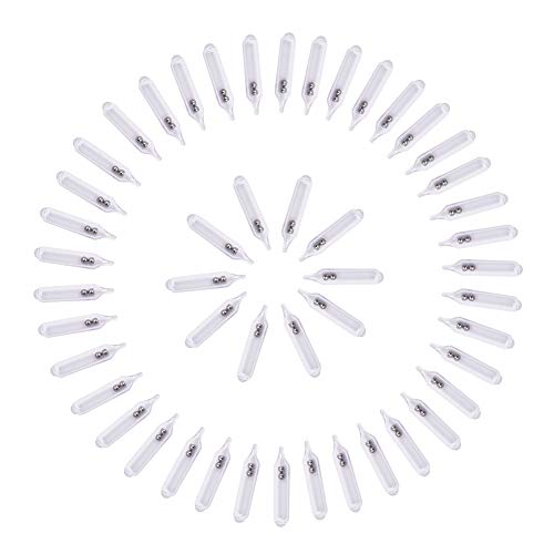 50 Pcs Worm Jig Fishing Lure Insert Tube Rattles - 3mm
