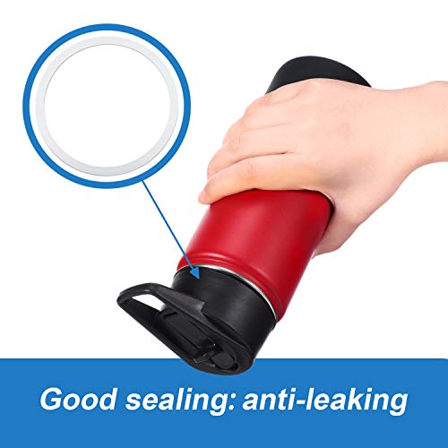 9-Piece Silicone Replacement Gasket Seals for Wide Mouth Bottles