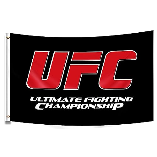UFC Flag Fighting Championship Banner 3x5Ft Indoor Outdoor Room Decor