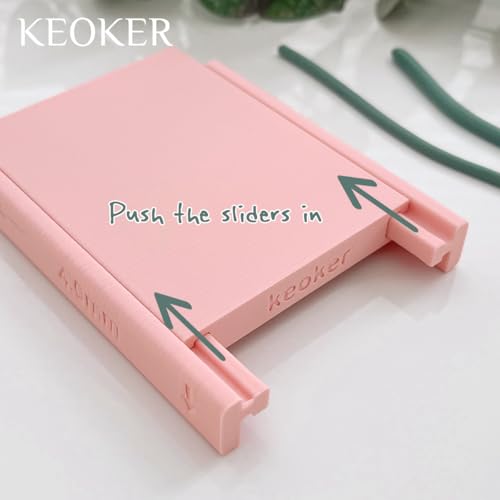 Pink Keoker Polymer Clay Snake Maker Kit - Hoop Roller & Strip Shape Tools