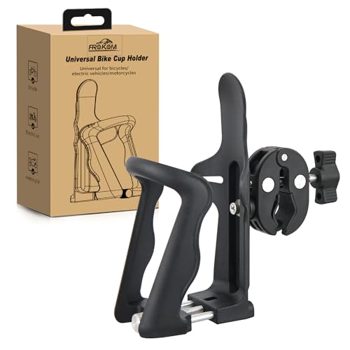 Frokom Adjustable Water Bottle Holder for Motorcycle & Bike 1.95"-2.75" Diameter