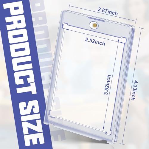 Magnetic Card Holders 5 Count for Trading Cards - 35pt Sleeves