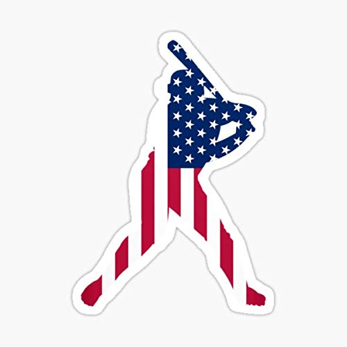 USA Baseball Sticker - Waterproof Decal for Cars, Laptops, Walls
