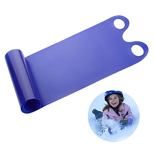 Winter Snow Sled for Kids and Adults - 54 Inch Roll Up Sled