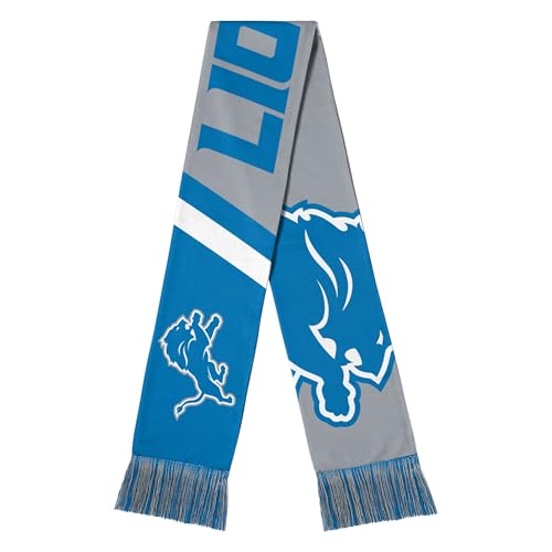 Detroit Lions NFL Reversible Printed Scarf - Unisex Adult