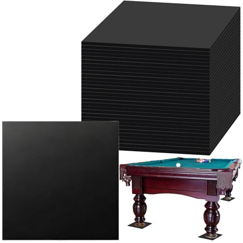 Billiard Pool Table Leg Shims, 3" Diameter Rubber Leveling Kit Shims