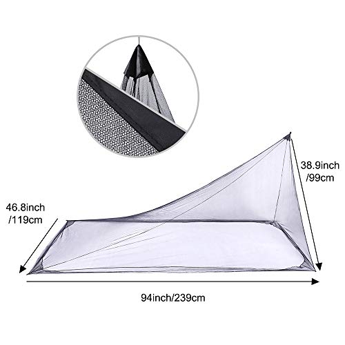 4Monster Twin Camping Insect Net with Carry Bag, Lightweight & Durable