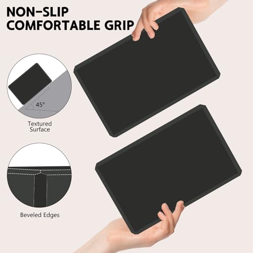 Yoga Block - Non-Slip EVA Foam for Stability & Flexibility - Black