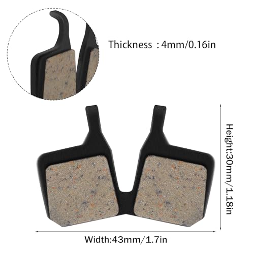 Bicycle Brake Pads for Magura MT5 & MT7 - 2 Pairs