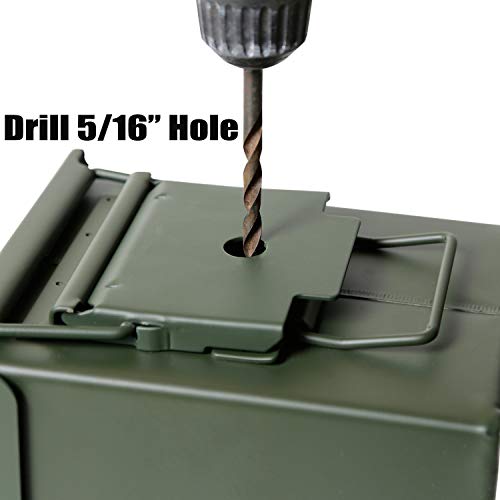 Locking Hardware Kit for Ammo Can - 1 Count, Silver Color
