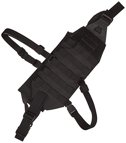 Lightweight MOLLE Bandoleer Chest Rig - Black