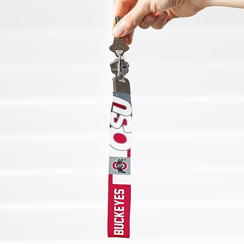 Officially Licensed Sports Team Wrist Lanyard Keychain - 9" x 1"