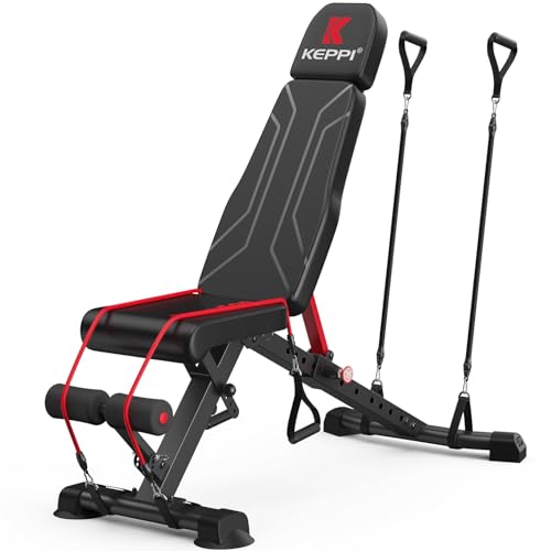 Adjustable Foldable Weight Bench - 900Lb Capacity for Home Gym