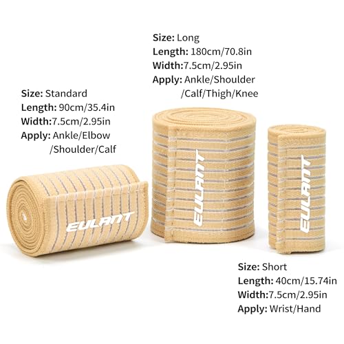 Adjustable Compression Wrist Support Brace - 2 Pcs, Beige 40cm