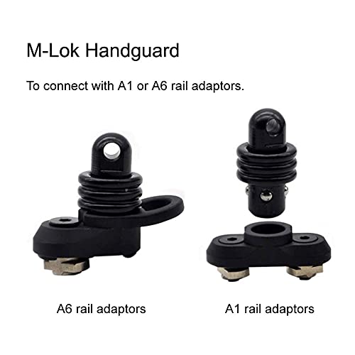 QD Adapter Swivel Stud - Quick Release Mount (Pack of 2)