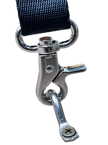 ZEYOCLY 24-36 inch Adjustable Bimini Boat Top Straps with Heavy-Duty Snap Hooks (2 pcs)