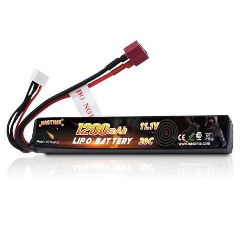 11.1V 1200mAh LiPo Airsoft Battery Pack with Deans-T Connector - 3S 20C