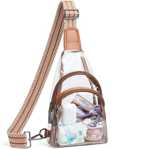 Clear Stadium Bag Crossbody Purse for Concerts & Sports