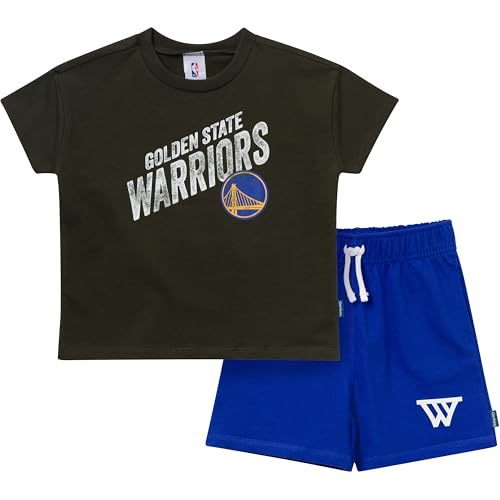 NBA Toddler Outfit Set - Golden State Warriors T-Shirt & Shorts, 18 Months