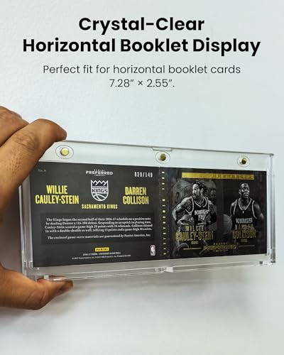 175PT Horizontal Booklet Magnetic Card Holder for 3 Cards - 1 Pack