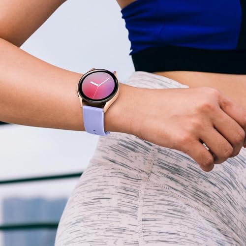 Soft Silicone Sport Strap for Garmin Venu & Vivoactive - Lavender Purple