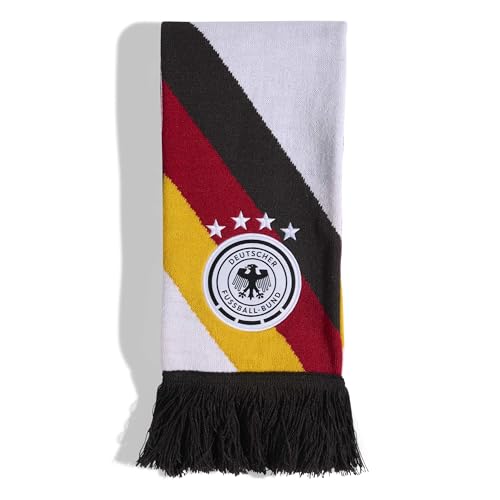 National Team Scarf - One Size White/Black/Team Power Red/Collegiate Gold