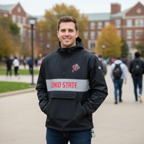 Alpha Anorak Jacket - Ohio State Black, XX-Large