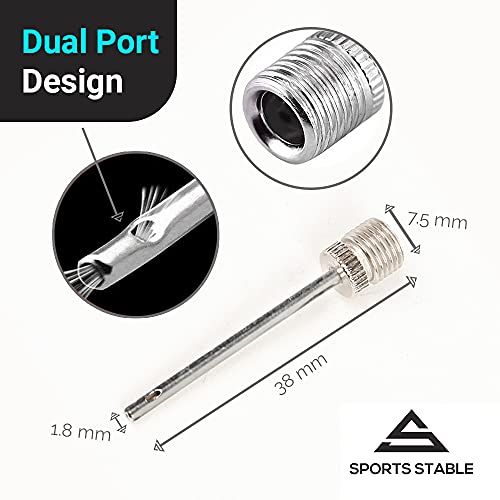 Ball Pump Needle Set - 5 Stainless Steel Inflating Needles