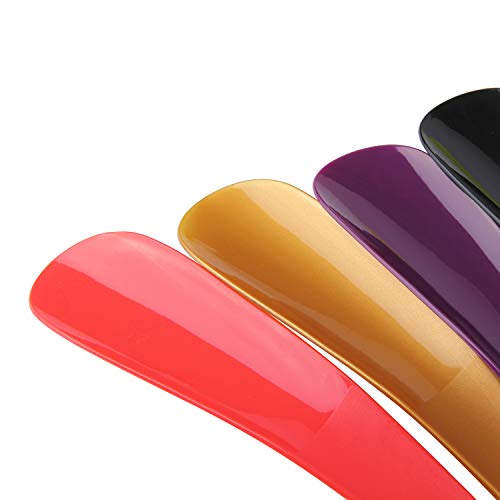 Travel Shoe Horn Set - 10 Pcs Plastic Shoe Horns, 7.5 Inch