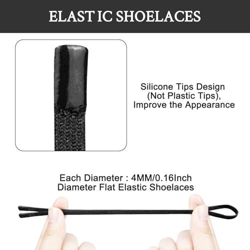 Endoto 24 Inch Black Shoe Laces for On Cloudtilt Cloud Tilt Replacement Strings