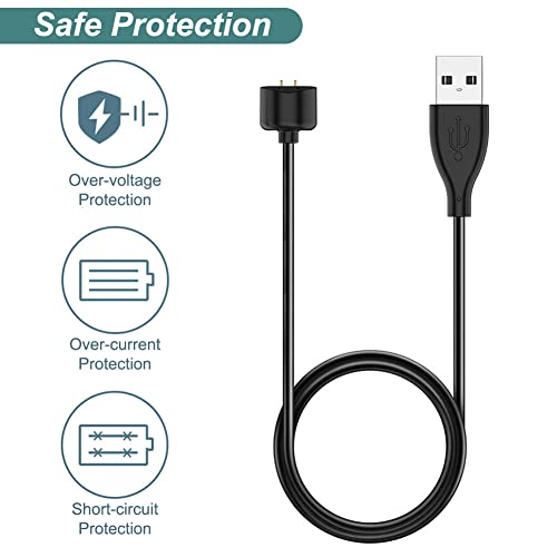 2-Pack Charger for Amazfit Band 5 & Xiaomi Mi Band 7/6/5 - 1.6ft