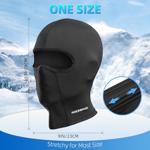 Breathable Windproof Balaclava Face Mask for Summer - Black 1