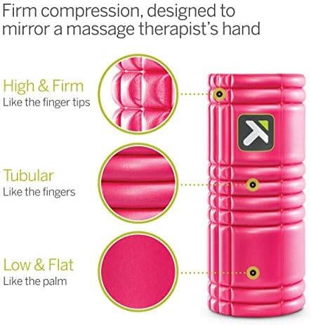 TriggerPoint Grid 1.0 Foam Roller - 13" Multi-Density Massage Tool for Deep Tissue Recovery | Relieves Muscle Tightness & Improves Mobility