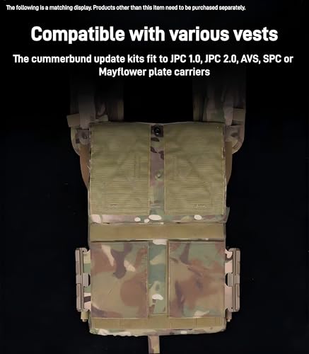 CP Color Plate Carrier Quick Release Cummerbund Kit for J.PC 420 419 X.PC Hunting Vest