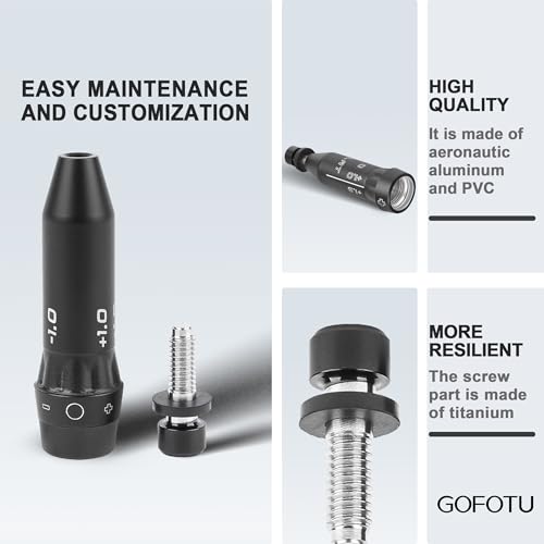 Gofoto/ Gofotu .335 Tip Golf Shaft Adapter Sleeve for Ping G440 Driver (Right Hand) – 1pc
