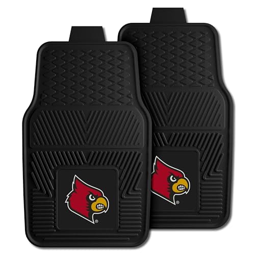 Louisville Cardinals Heavy Duty Vinyl Car Mat Set - Front Row
